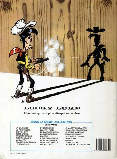 Verso de l'album Lucky Luke Tome 47 Le magot des Dalton