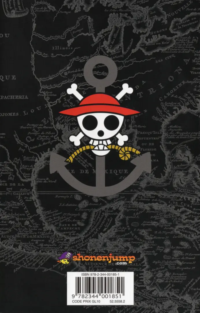 Verso de l'album One Piece Tome 41 Déclaration de guerre