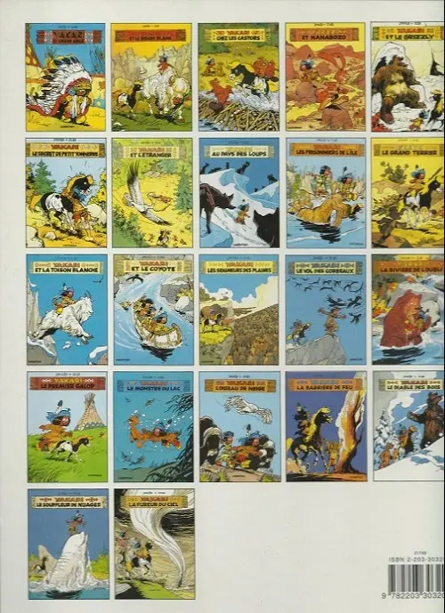 Verso de l'album Yakari Tome 20 Le diable des bois