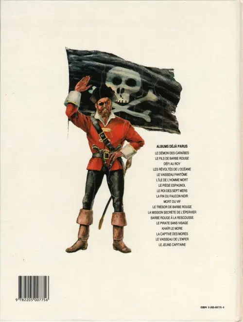 Verso de l'album Barbe-Rouge Tome 17 Le vaisseau de l'enfer