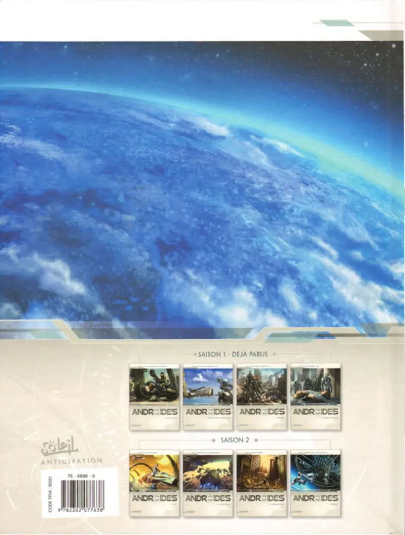 Verso de l'album Androïdes Tome 8 Odissey