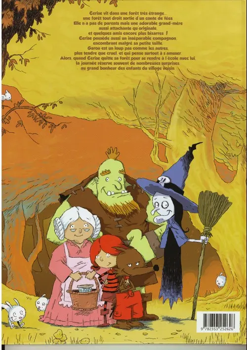 Verso de l'album Cerise et Garou Tome 1 Qui a peur du méchant petit loup ?