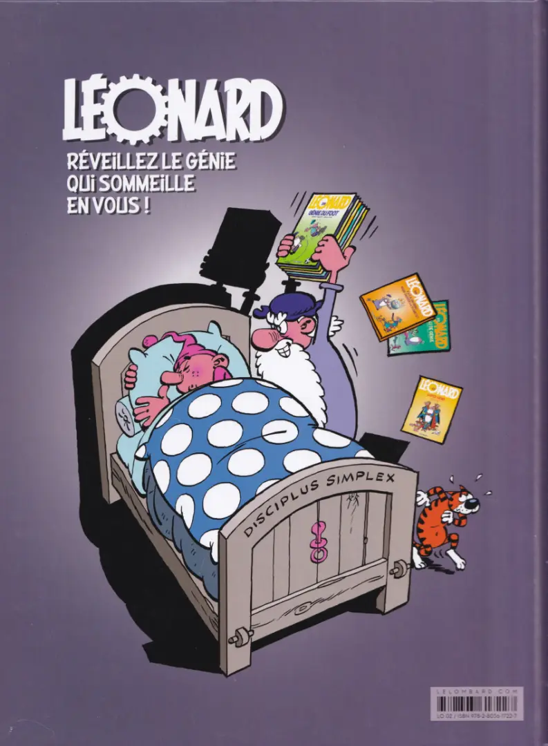 Verso de l'album Léonard Tome 24 Temps de génie