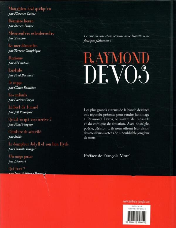 Verso de l'album Raymond Devos