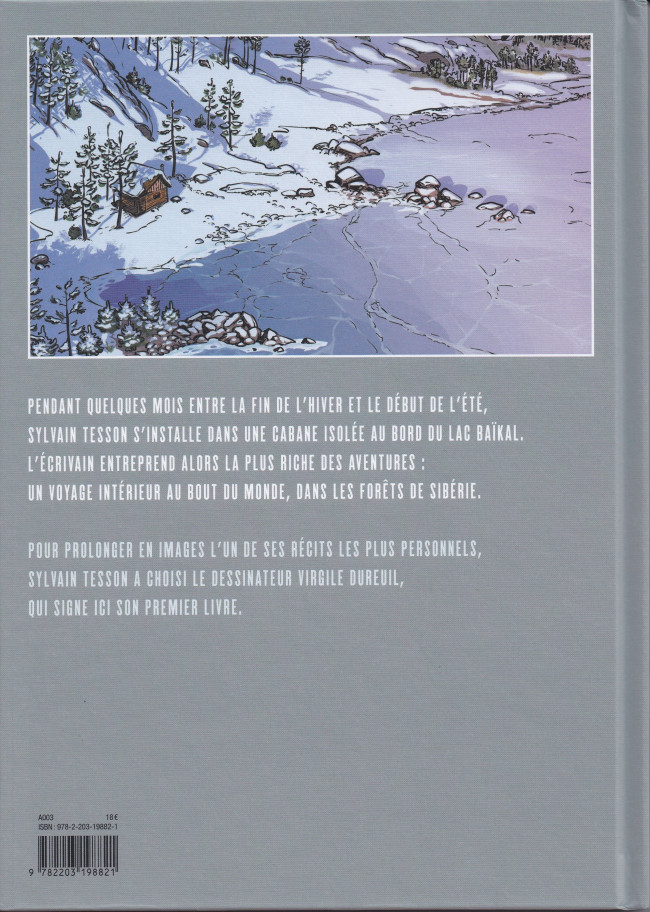 Verso de l'album Dans les forêts de Sibérie