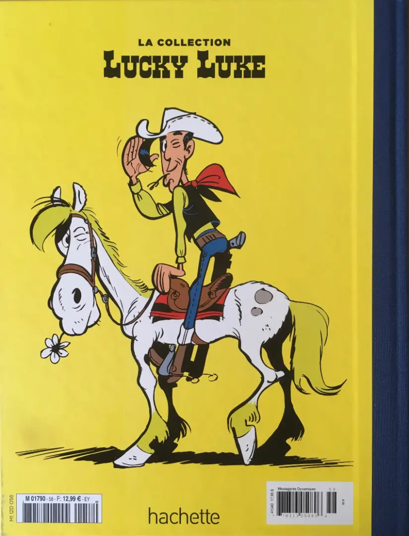 Verso de l'album Lucky Luke La collection Tome 58 À l'ombre des derricks