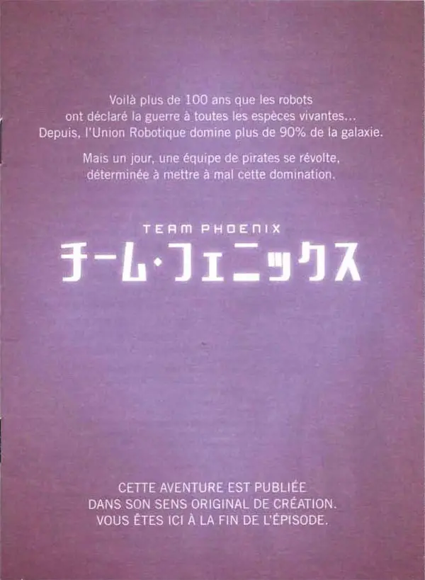 Verso de l'album Team Phoenix 2