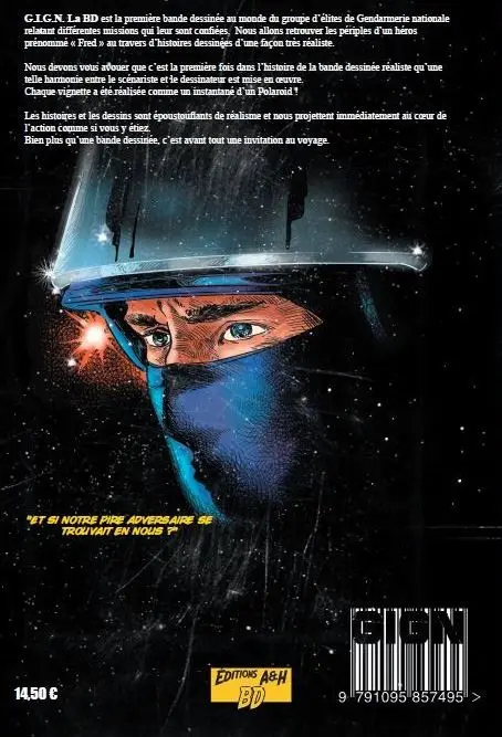 Verso de l'album GIGN la BD 1