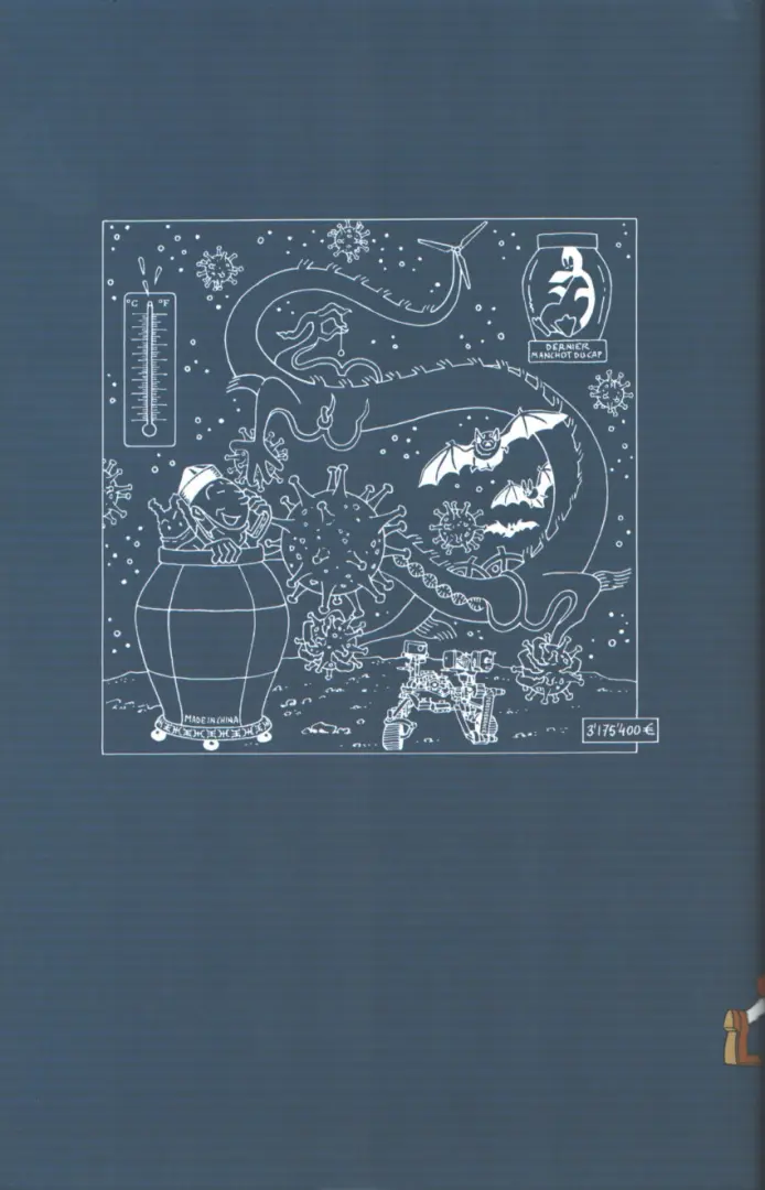 Verso de l'album Tintin aujourd'hui