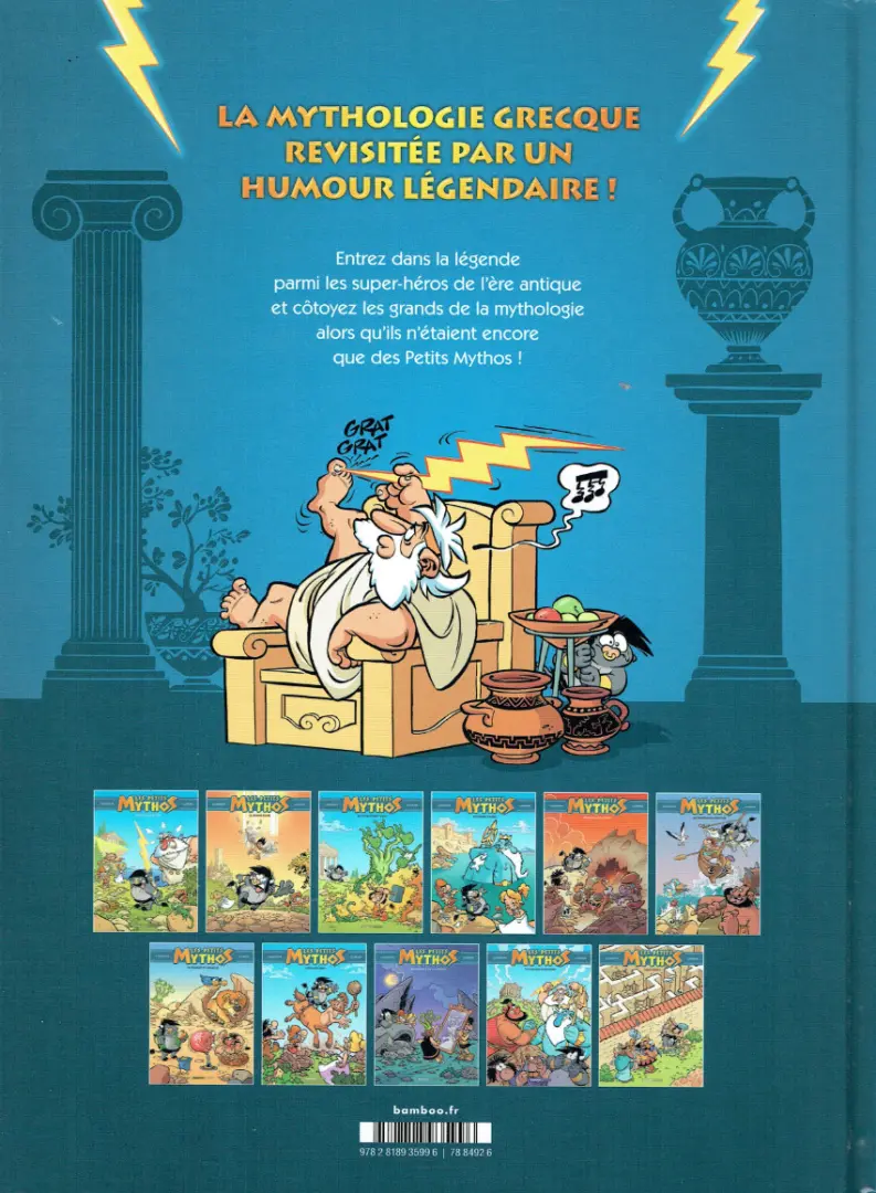 Verso de l'album Les Petits Mythos Tome 3 Les Titans sont durs