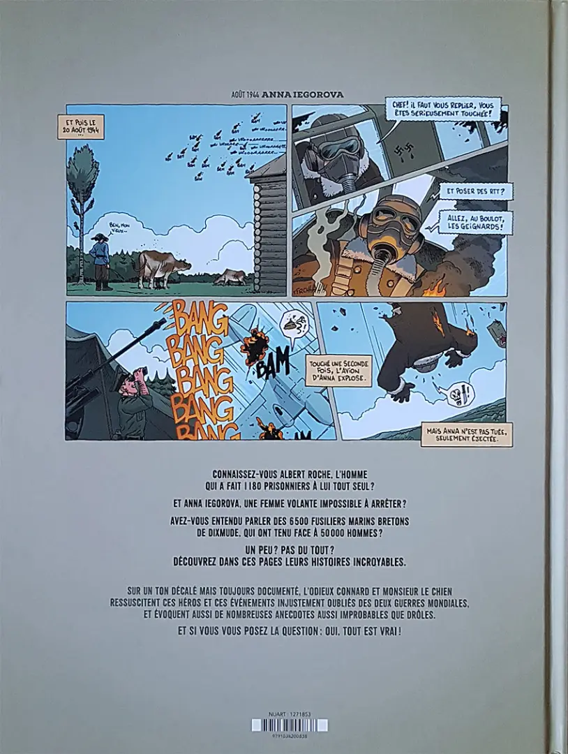 Verso de l'album Le petit théâtre des opérations 1 Faits d'armes impensables mais bien rééls...