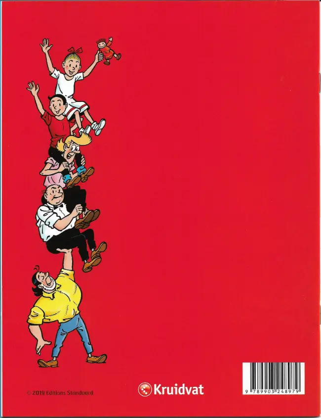 Verso de l'album Bob et Bobette (Publicitaire) Le Masque Maugréant