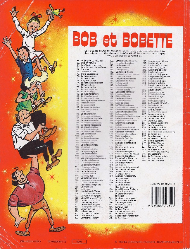 Verso de l'album Bob et Bobette Tome 194 La plume d'oie magique