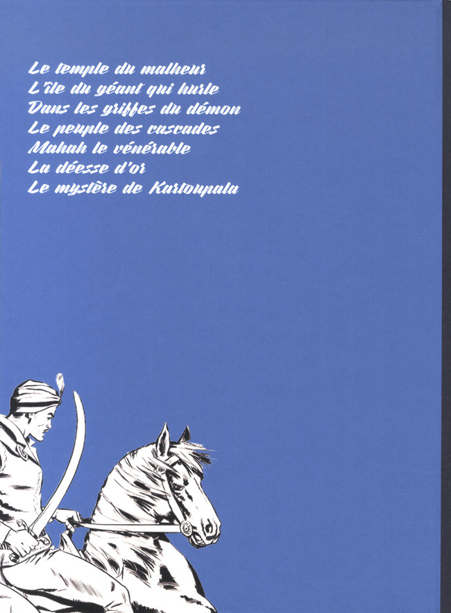 Verso de l'album Le Cavalier inconnu Volume 10