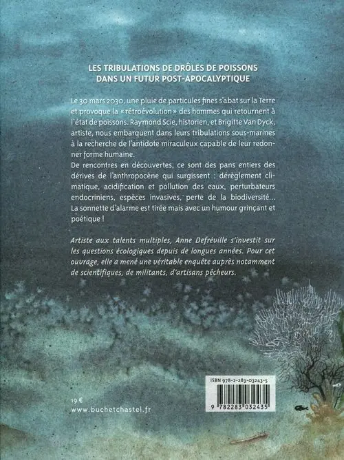 Verso de l'album L'Âge bleu Sauver l'océan