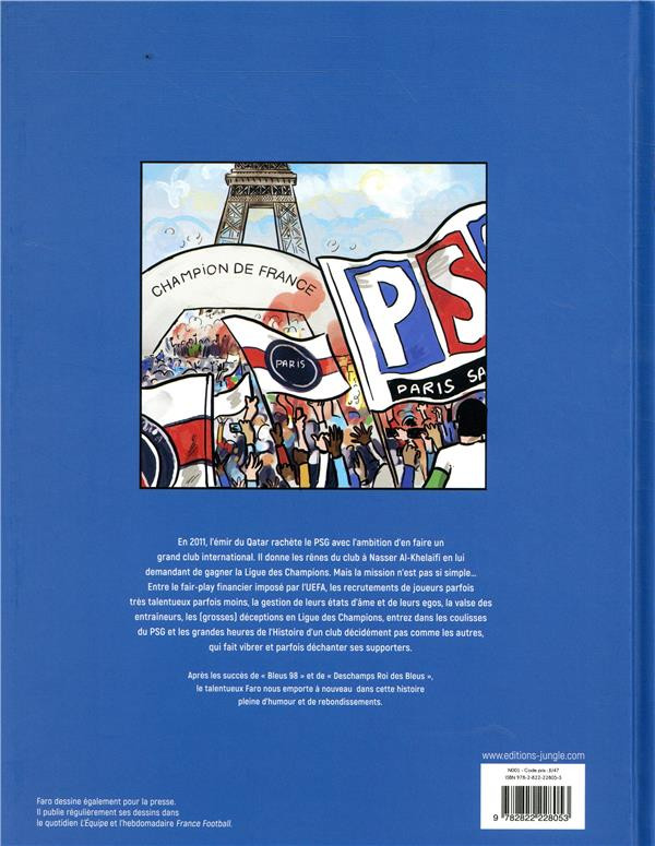 Verso de l'album Allez Paris La folle histoire des Princes du Parc
