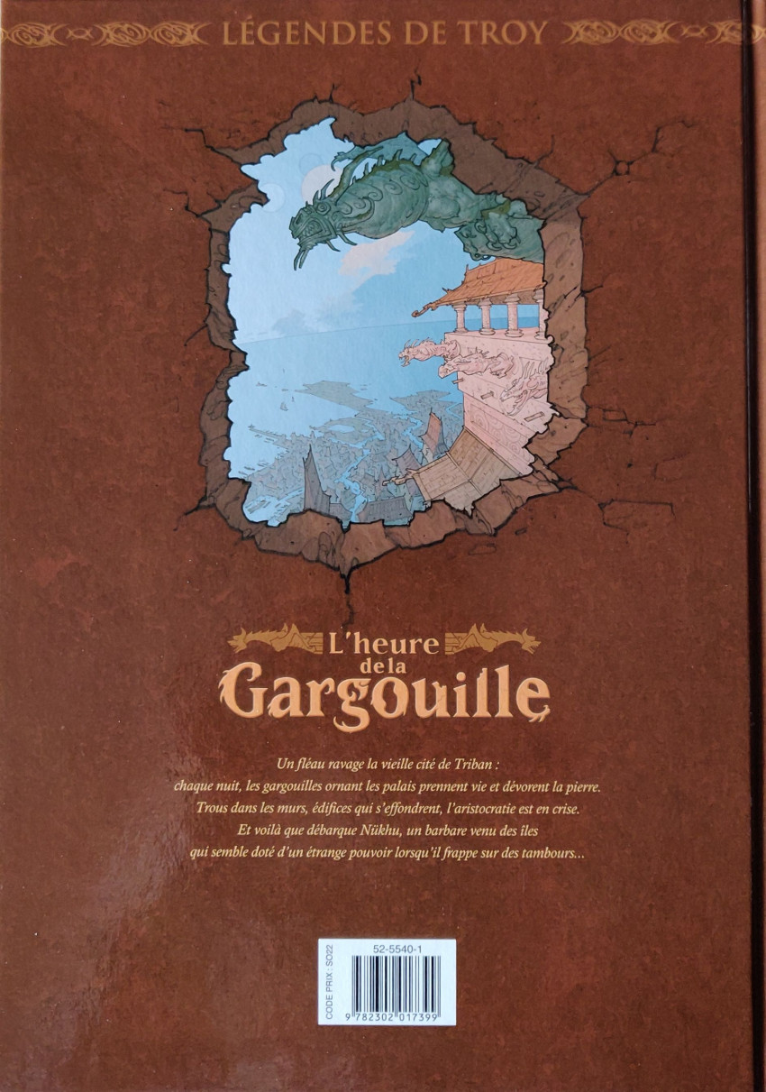 Verso de l'album L'Heure de la Gargouille L'heure de la Gargouille