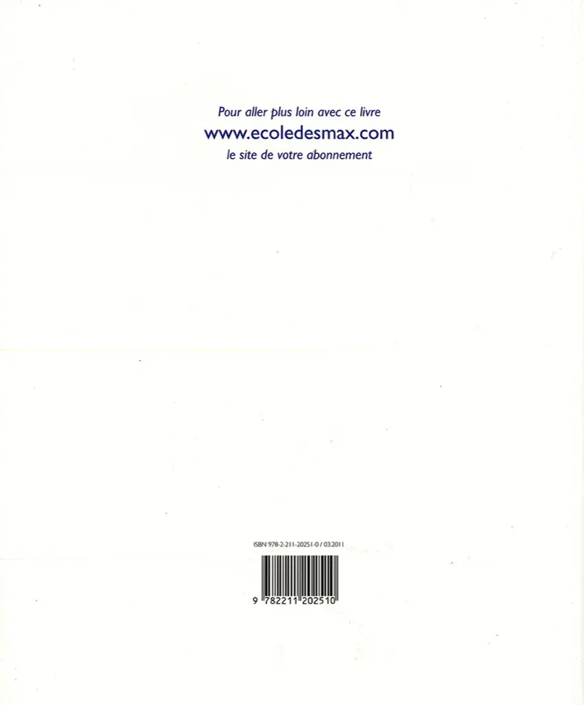 Verso de l'album Une épatante aventure de Jules Tome 1 L'imparfait du futur