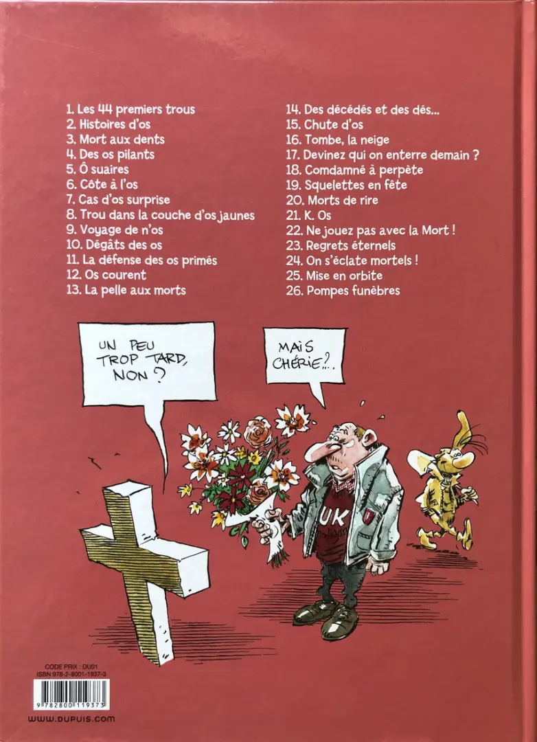 Verso de l'album Pierre Tombal Tome 9 Voyage de n'os
