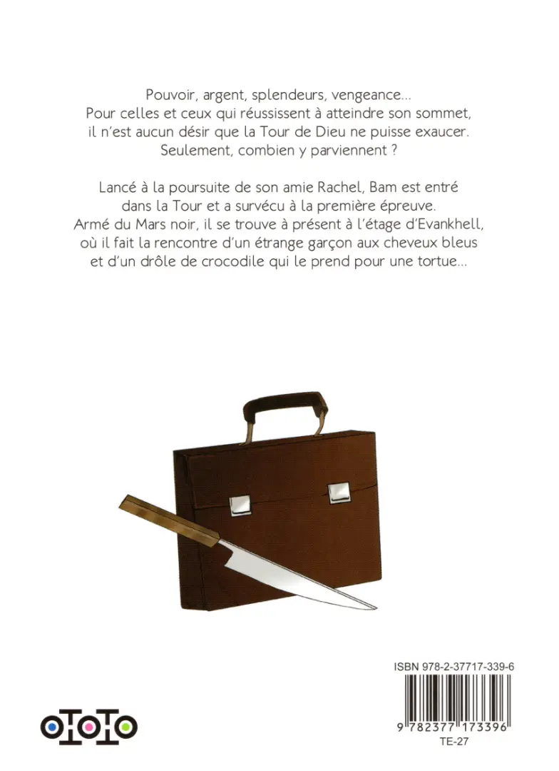 Verso de l'album Tower of god 2