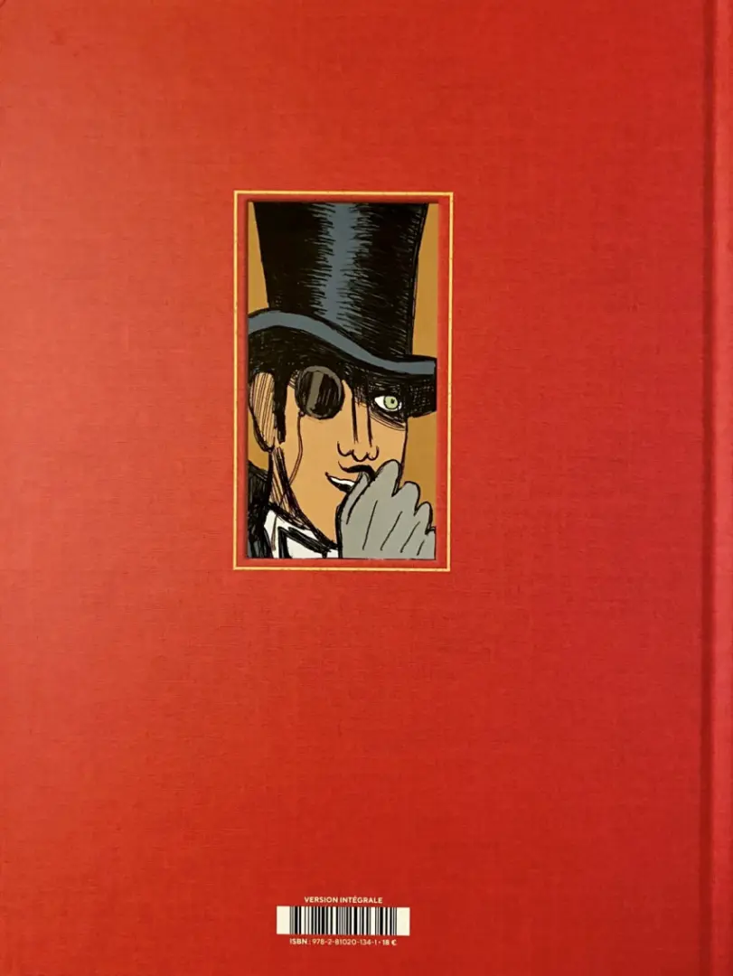 Verso de l'album Arsène Lupin - Les origines