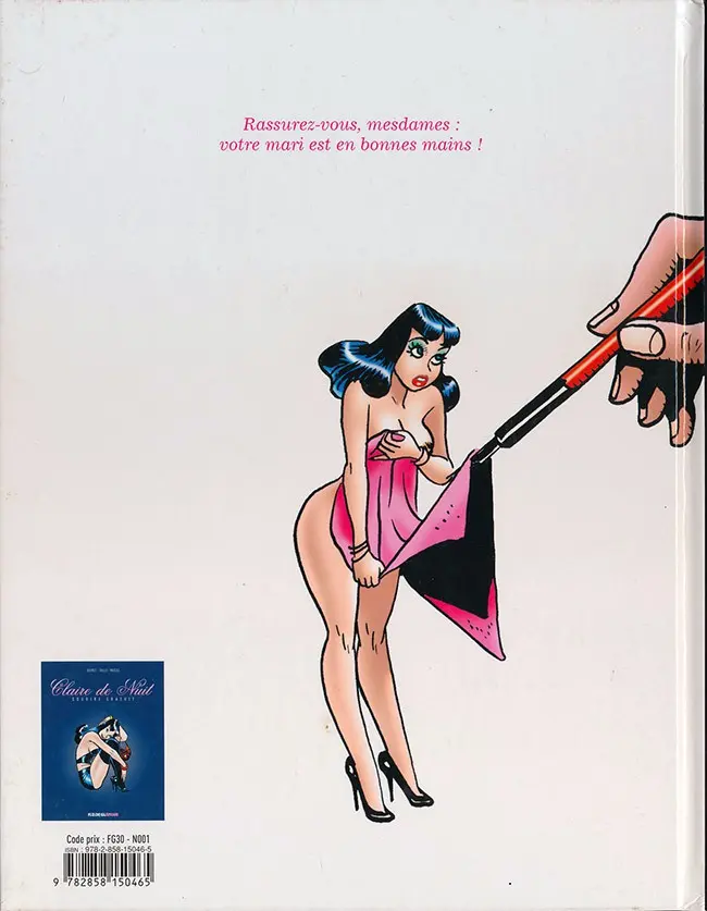 Verso de l'album Claire de Nuit Tome 7 Je suis celle que vous croyez
