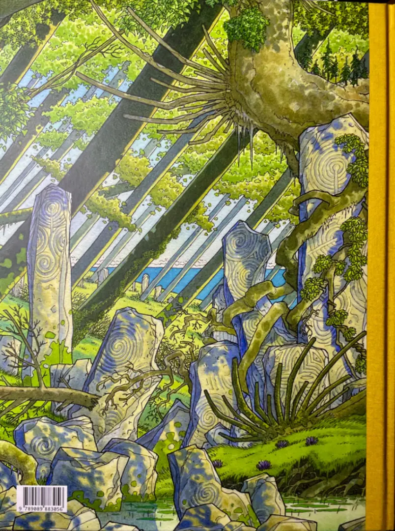 Verso de l'album L'art fantastique d'Andreas
