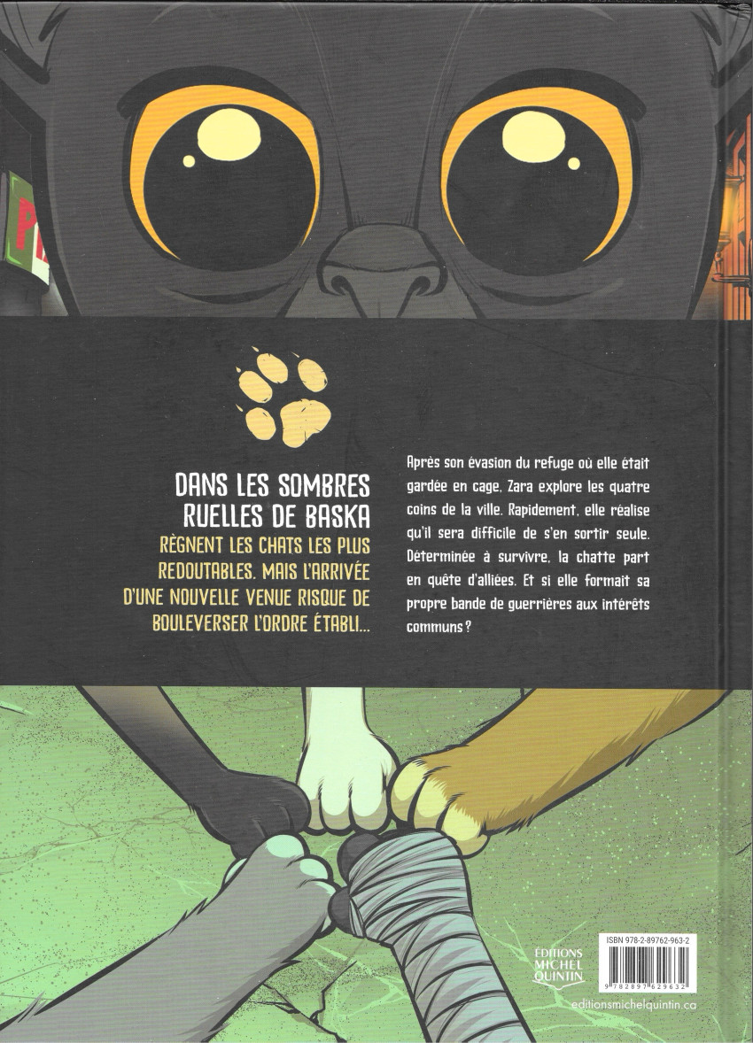 Verso de l'album Chroniques de ruelles N° 2 La rencontre de Zara