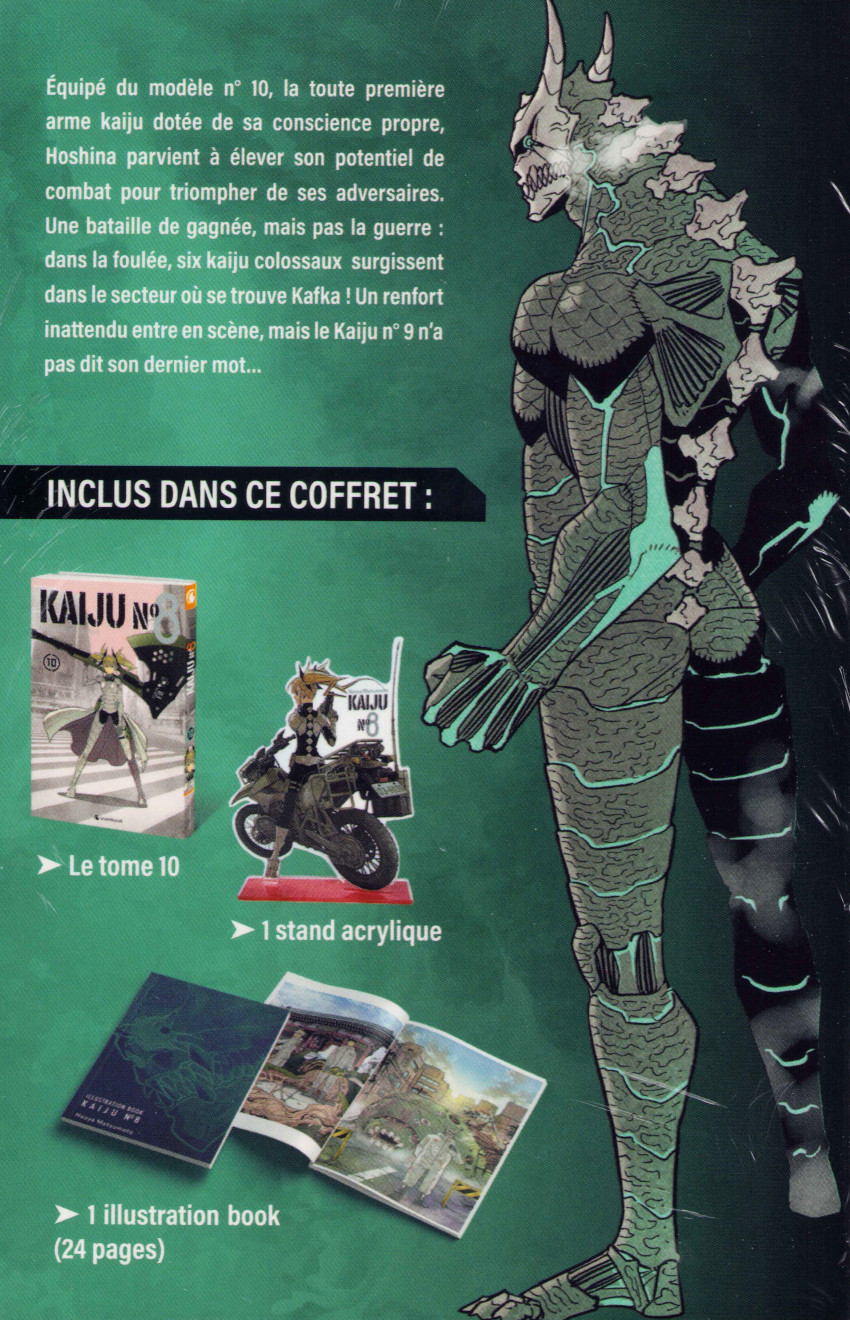 Verso de l'album Kaiju n°8 10 Tome 10