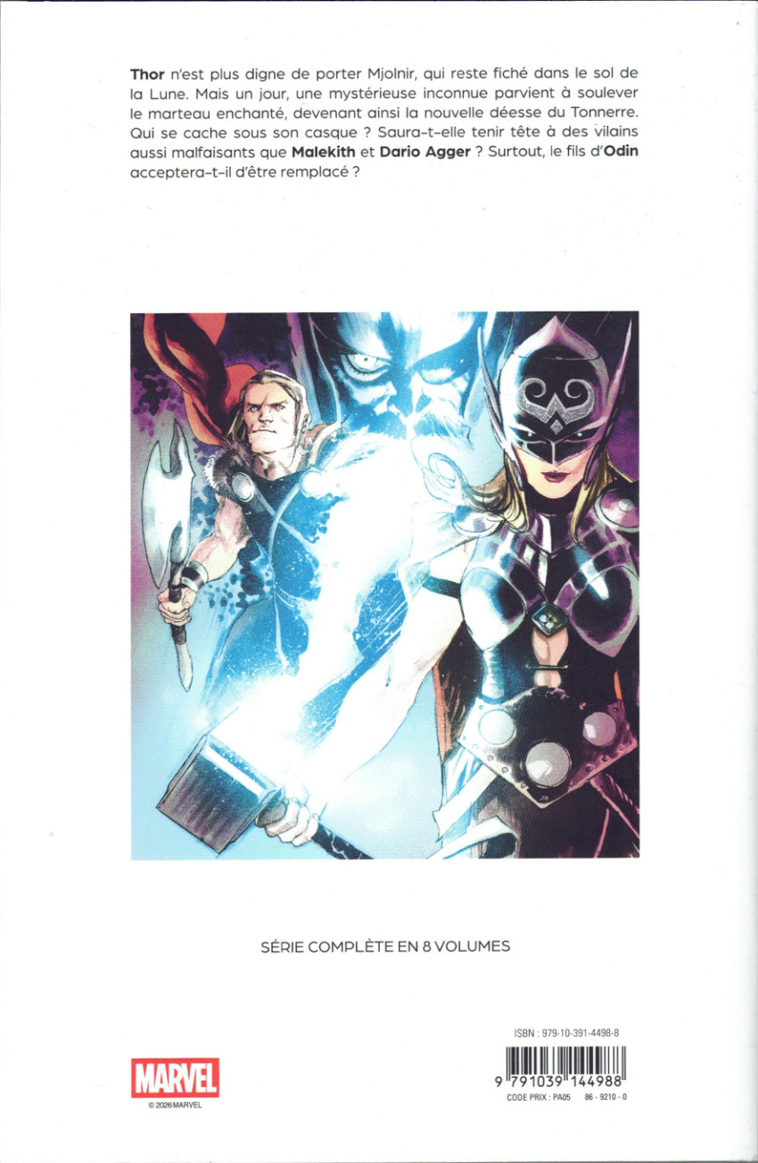 Verso de l'album Mighty Thor La Déesse Du Tonnerre