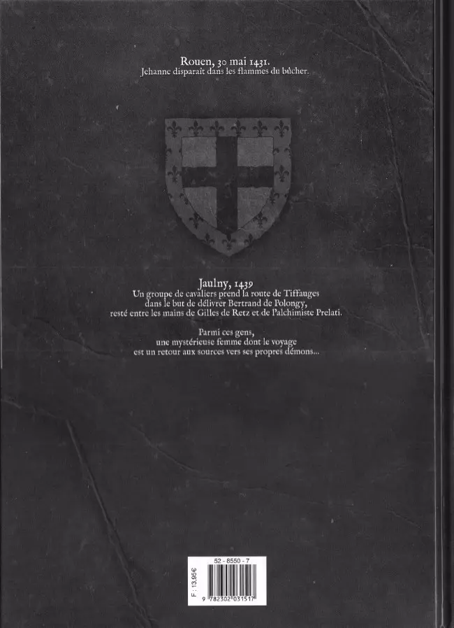 Verso de l'album Les Démons d'Armoises Tome 2 Jehanne des Garous
