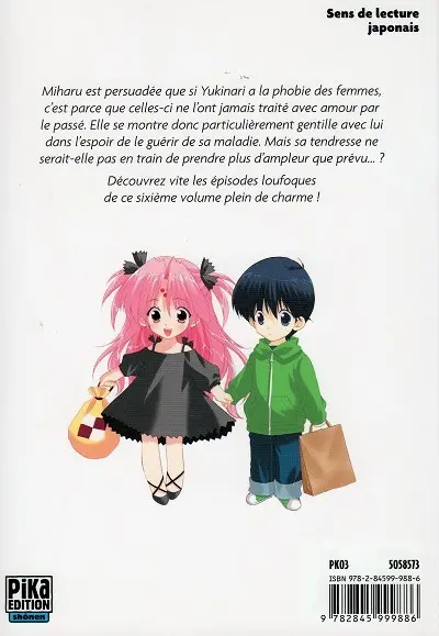 Verso de l'album Girls bravo 6