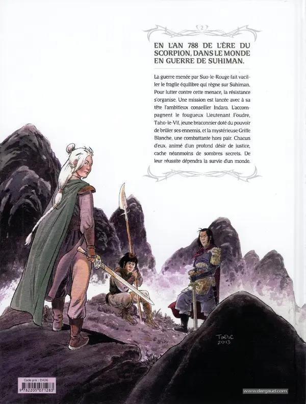 Verso de l'album Griffe Blanche Tome 2 La révolte du peuple du singe