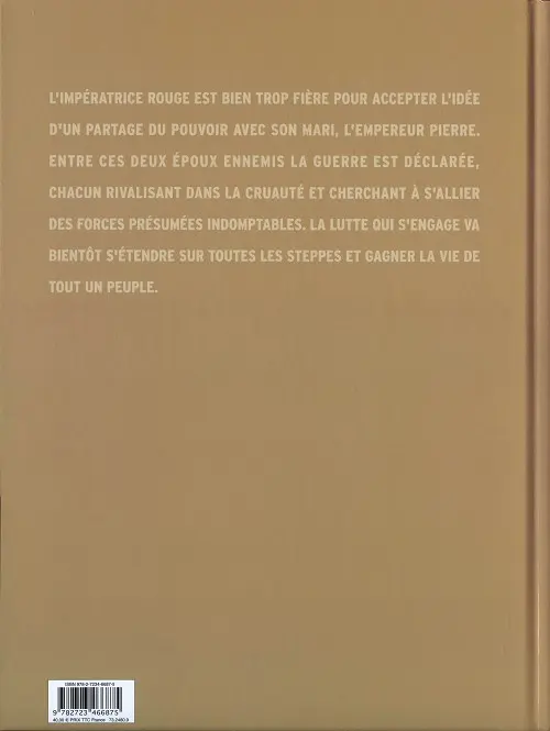 Verso de l'album L'Impératrice rouge