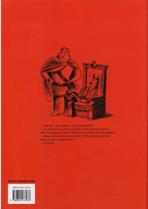 Verso de l'album Ingmar Tome 1 Invasions et chuchotements