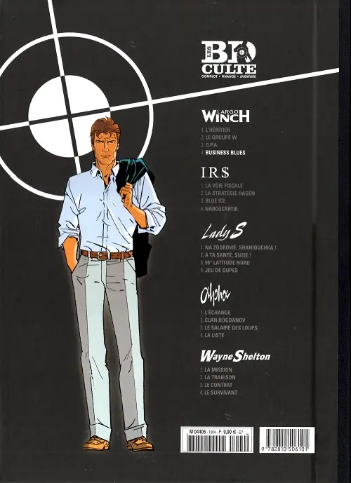 Verso de l'album Largo Winch Tome 4 Business blues