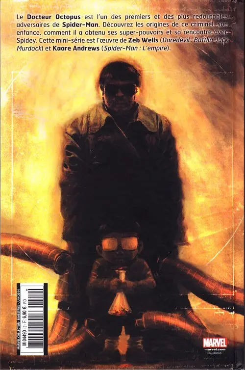 Verso de l'album Marvel Collector Tome 2 Spider-Man/Docteur Octopus - Année un