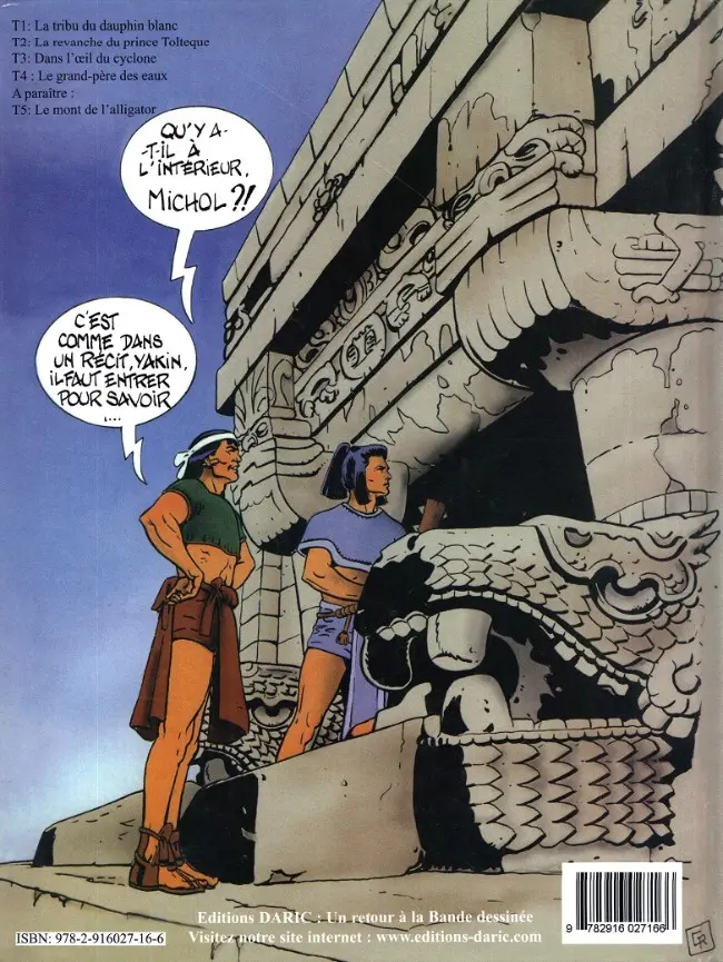 Verso de l'album Mayas Tome 4 Le grand-père des eaux