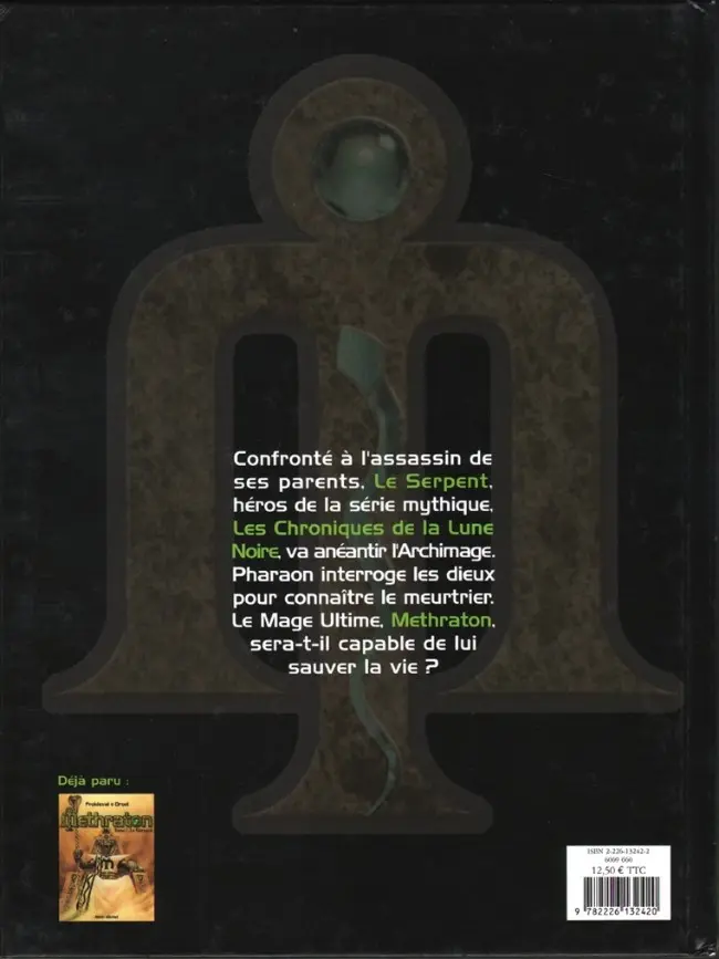 Verso de l'album Methraton Tome 2 Le crâne
