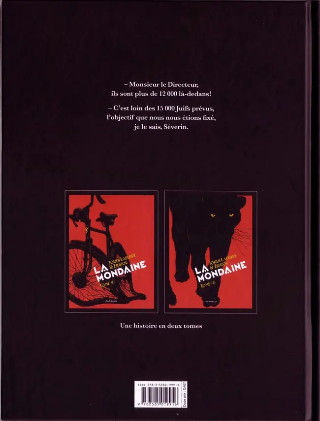 Verso de l'album La Mondaine Tome 2