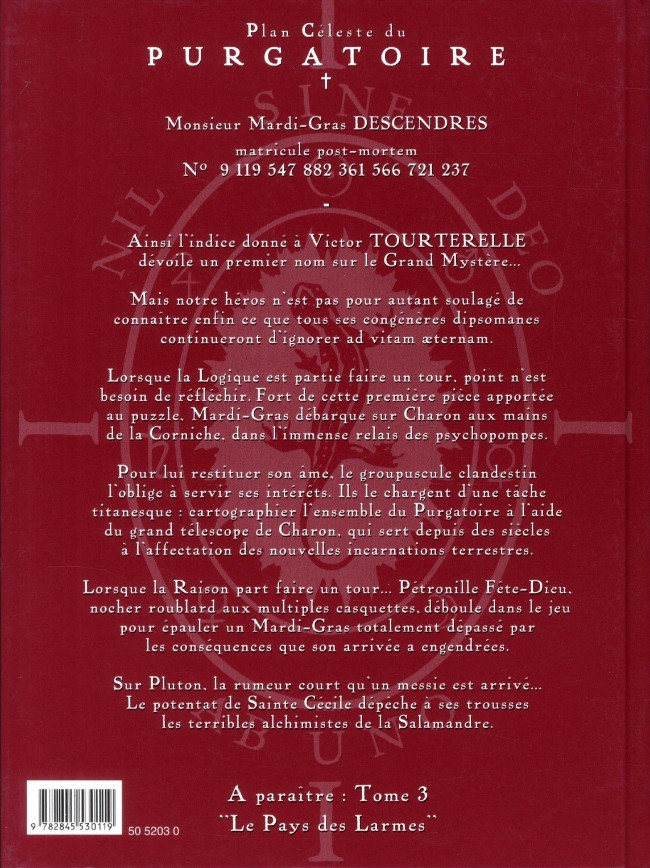 Verso de l'album Monsieur Mardi-Gras Descendres Tome 2 Le Télescope de Charon