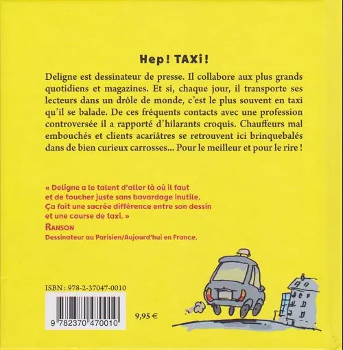Verso de l'album Hep ! Taxi !