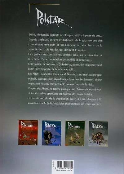 Verso de l'album Polstar Tome 4 La Meute