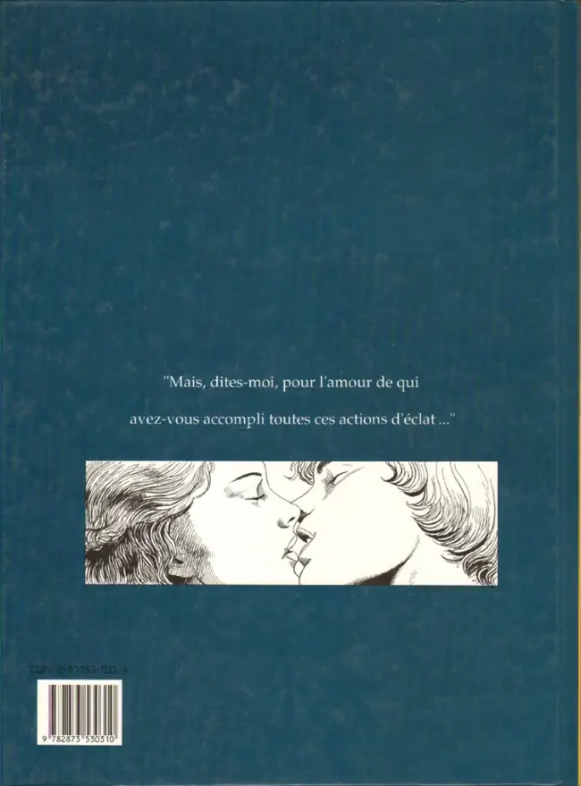 Verso de l'album Pour l'amour de Guenièvre