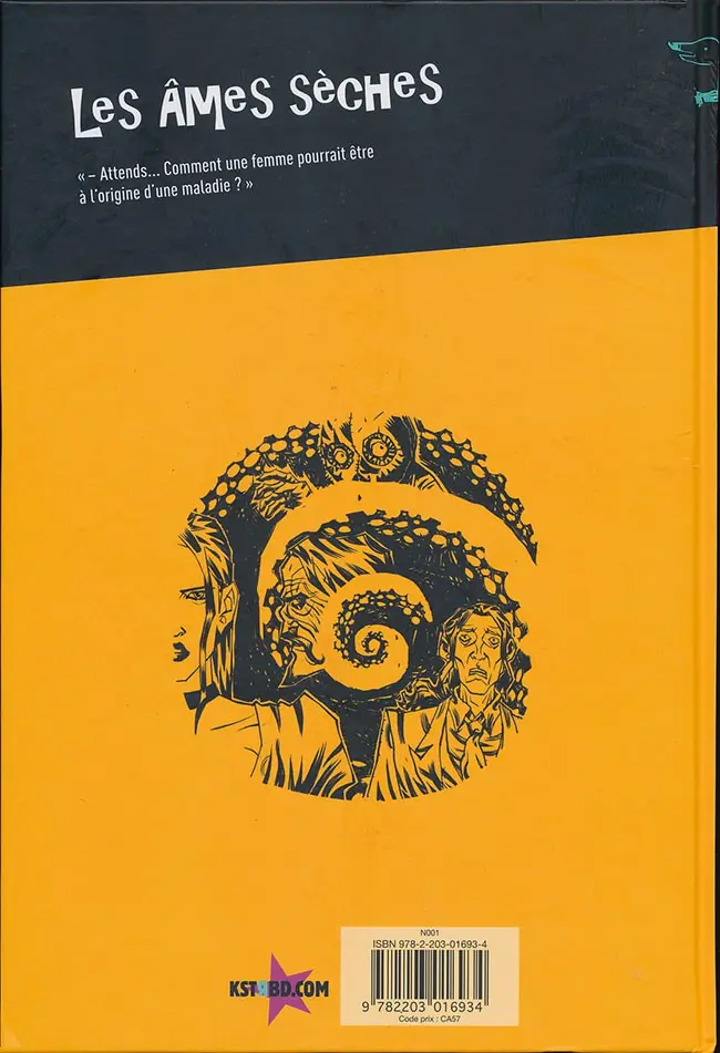 Verso de l'album Les Âmes sèches Tome 1 Les Âmes sèches 1