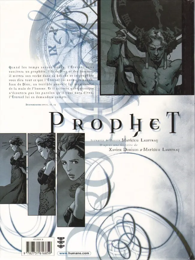 Verso de l'album Prophet Tome 3 Pater Tenebrarum