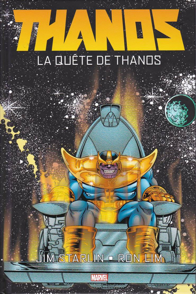Couverture de l'album Thanos : La Trilogie de l'infini Volume 0 La quête de Thanos