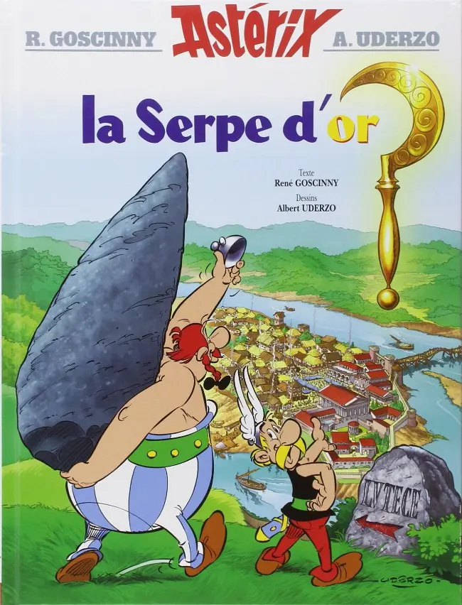 Couverture de l'album Astérix Tome 2 La Serpe d'or
