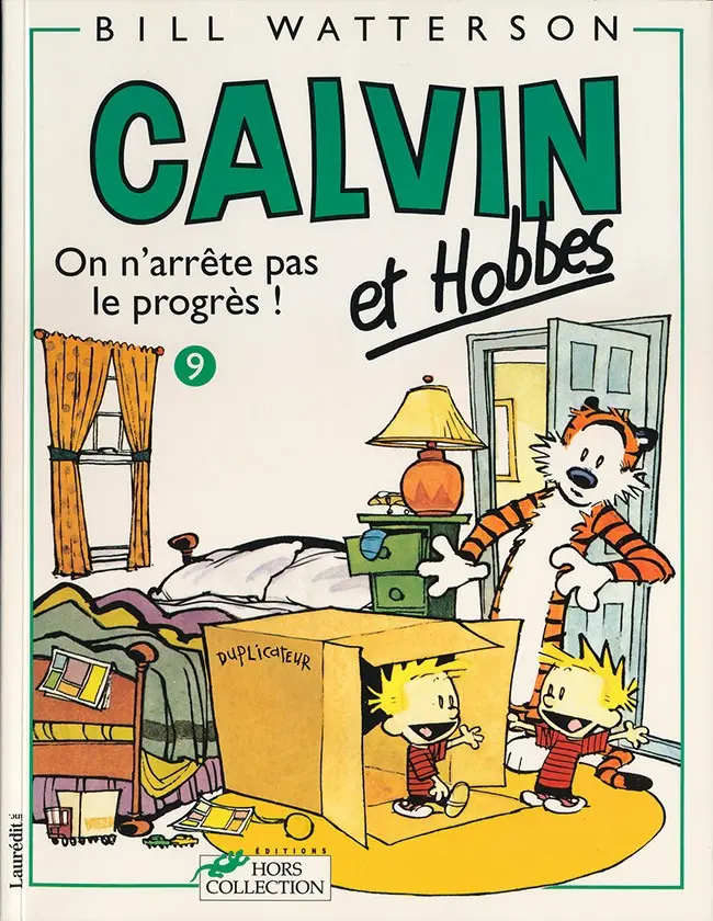 Couverture de l'album Calvin et Hobbes Tome 9 On n'arrête pas le progrès !