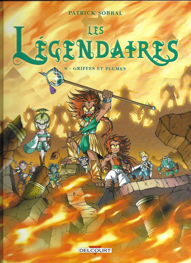 Couverture de l'album Les Légendaires Tome 8 Griffes et plumes